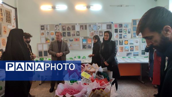 نمایشگاه ماها در هنرستان بصیرت آشخانه