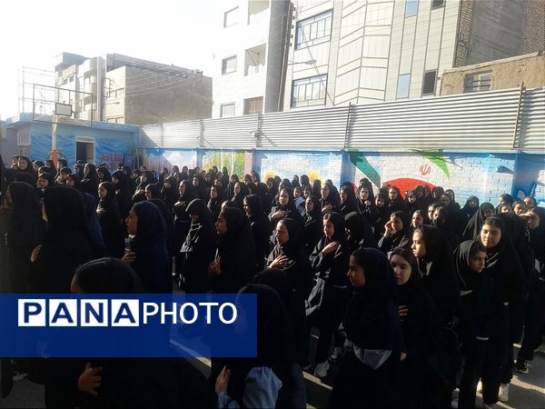 گرامیداشت هفته دفاع مقدس در دبیرستان فیاض