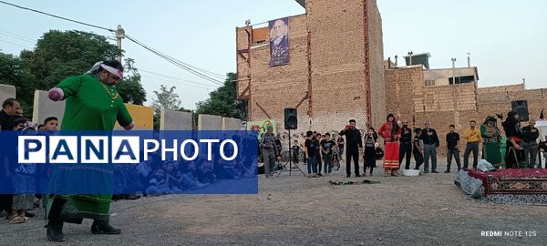 مراسم تعزیه‌خوانی در شهرستان خلیل‌آباد