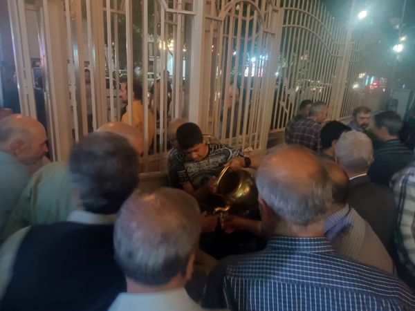 مراسم نخستین سالگرد شهادت شهدای خدمت در مسجد الهادی نیشابور 