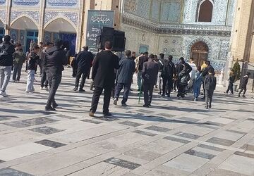 پیشوا در سوگ بانوی دو عالم 