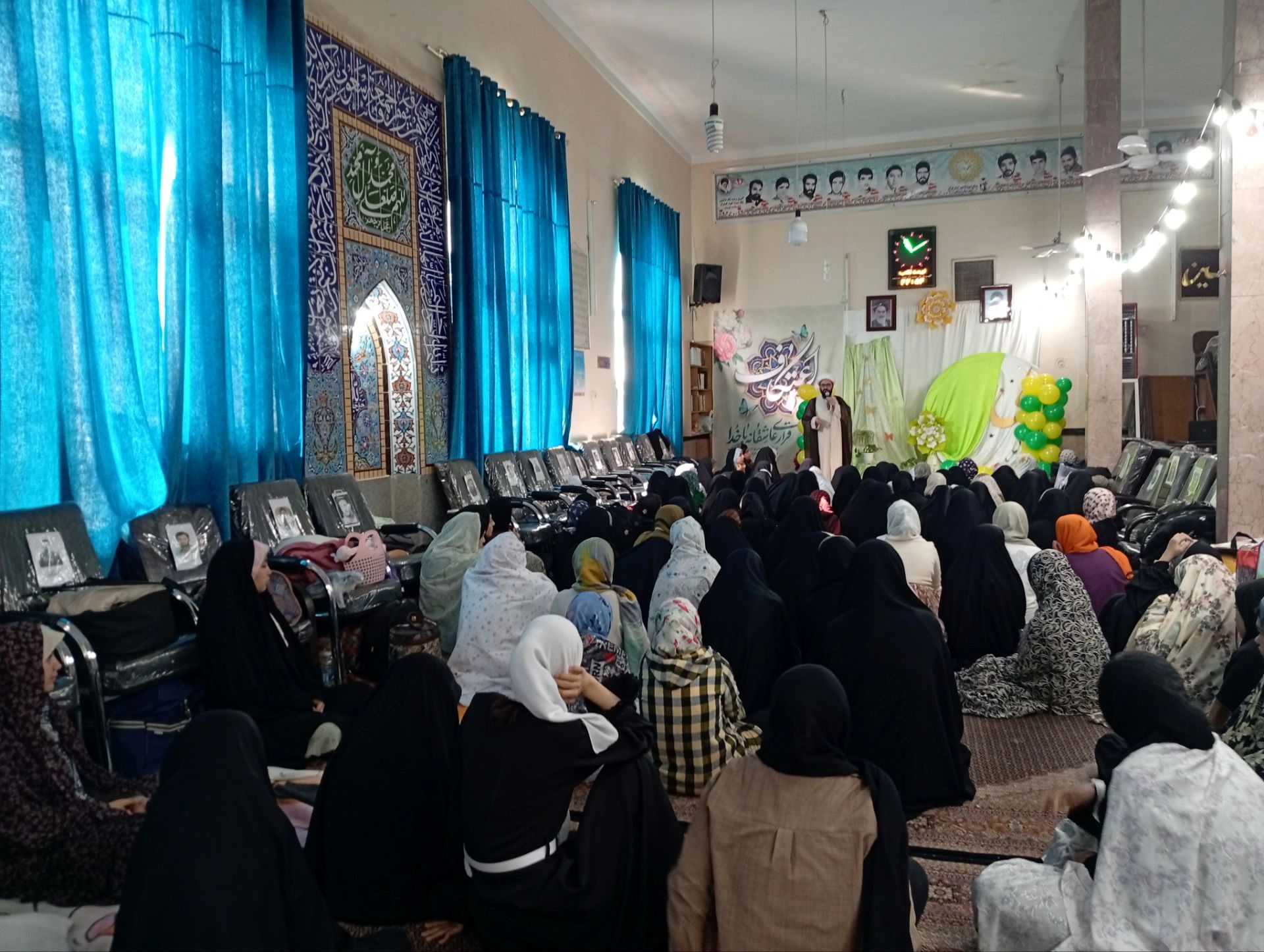 برگزاری مراسم اعتکاف در مسجد اعظم دارالقرآن امام خمینی نیشابور 