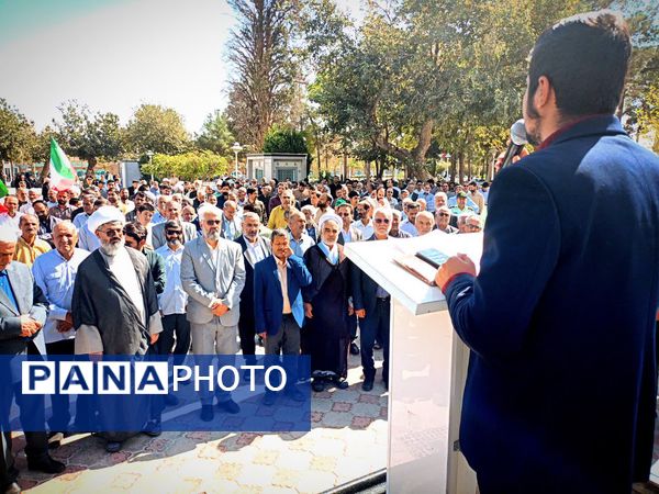 راهپیمایی بشارت نصر در کاشمر 