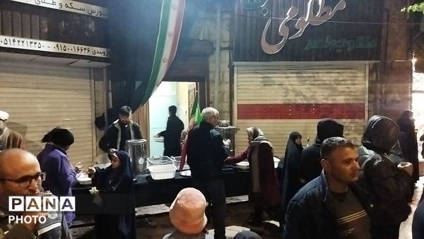 گذری بر فعالیت موکب مدرسه علمیه گلشن در چهل و هشتمین شب از اجتماعات 