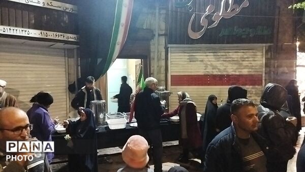 گذری بر فعالیت موکب مدرسه علمیه گلشن در چهل و هشتمین شب از اجتماعات 