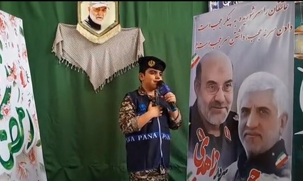 رجزخوانی خبرنگار پانا برای رژیم منفور صهیونیستی به مناسب شهادت سردار زاهدی