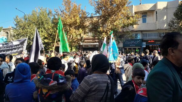 راهپیمایی ۱۳آبان در نیشابور 