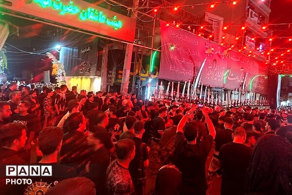 مراسم تاسوعای حسینی در شهرستان قدس