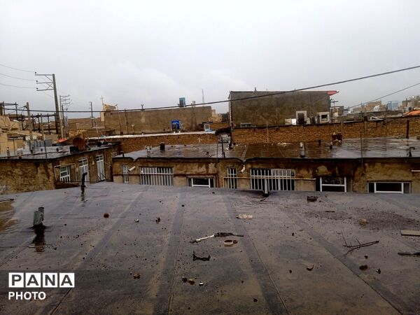 بارش باران بهاری در شهرستان نیشابور