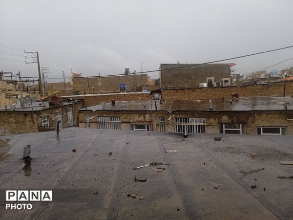 بارش باران بهاری در شهرستان نیشابور