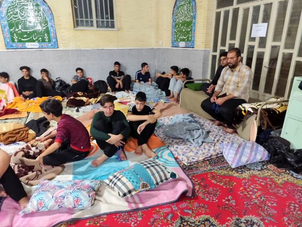 مراسم معنوی اعتکاف دانش‌آموزی در حسن‌آباد جرقویه علیا 