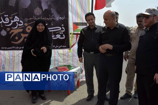 پیاده روی دلدادگان اربعین حسینی ع در اسلامشهر به سوی امامزاده اسماعیل