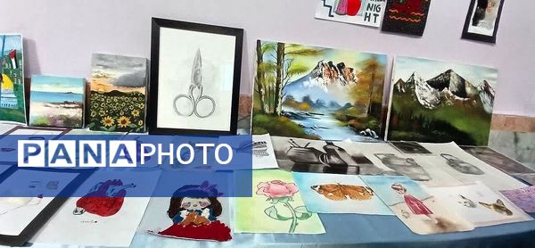 برگزاری نمایشگاه هفته هنرهای مدرسه (ماها) در آموزشگاه نمونه دولتی فدک فاروج