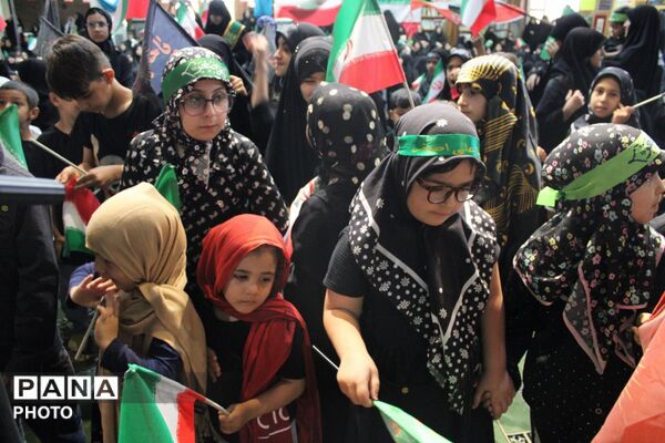 مراسم شیرخوارگان حسینی در منطقه پردیس