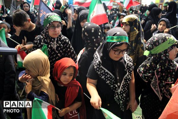 مراسم شیرخوارگان حسینی در منطقه پردیس