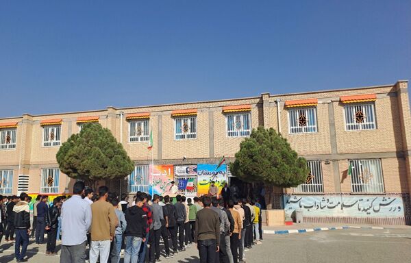 آیین نواختن زنگ پدافند غیرعامل در زاوه