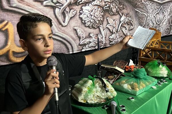 «نجما» در عزای امام حسن مجتبی (ع) به اشک نشست