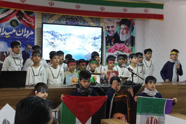مراسم گرامیداشت شهید حاج قاسم سلیمانی در شهرستان سامان