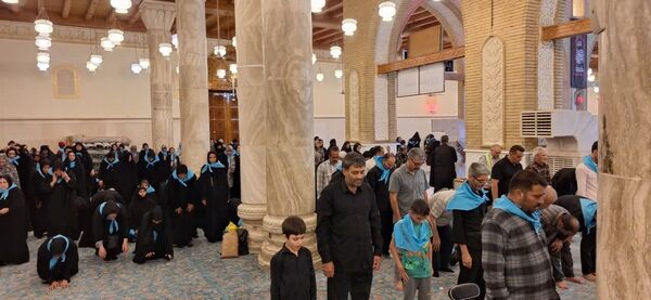 حضور کاروان زائر اولی‌های قم در کربلا
