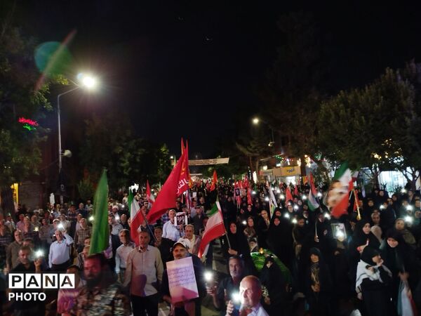 حضور مردم نیشابور در صد و پنجاه و سومین شب 