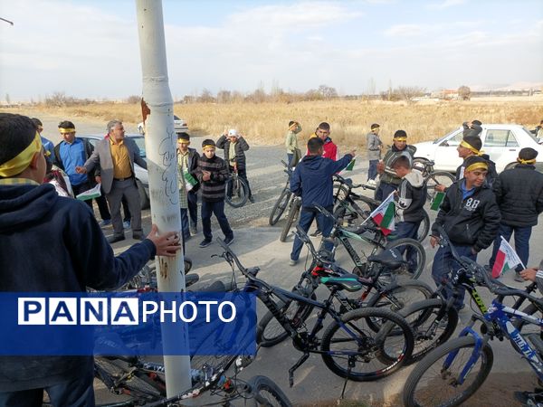 برگزاری همایش دوچرخه‌سواری به‌مناسبت هفته بسیج