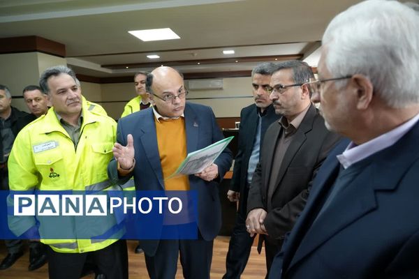 بازدید استاندار از مانیتورینگ و دیسپاچینگ شرکت گاز خراسان شمالی