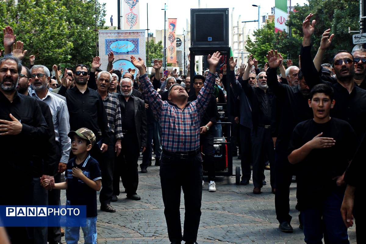 حرکت دسته عزاداری رحلت امام خمینی 