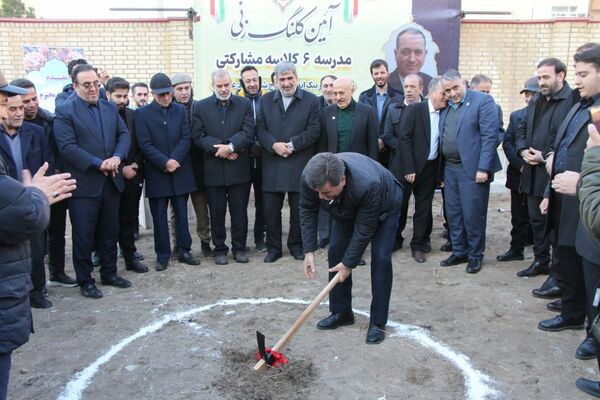 آغاز عملیات احداث مدرسه ۶ کلاسه خیرساز در ناحیه ۴ تبریز با اعتبار ۴۰ میلیارد تومان