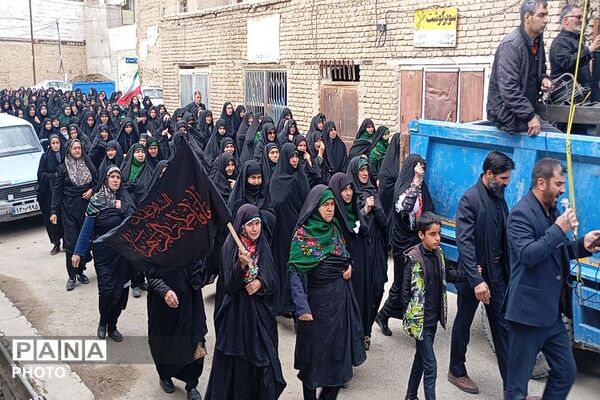 حضورخودجوش مردم سادات شهر بار به مناسبت شهادت حضرت آیت الله خامنه ای 