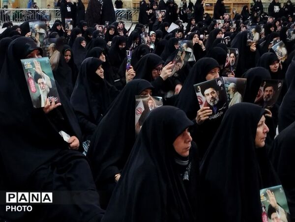 مراسم سوگواری شهادت حضرت رقیه(س) و بزرگداشت امام شهید در قم