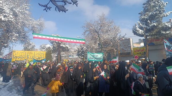 راهپیمایی ۲۲ بهمن در نیشابور 