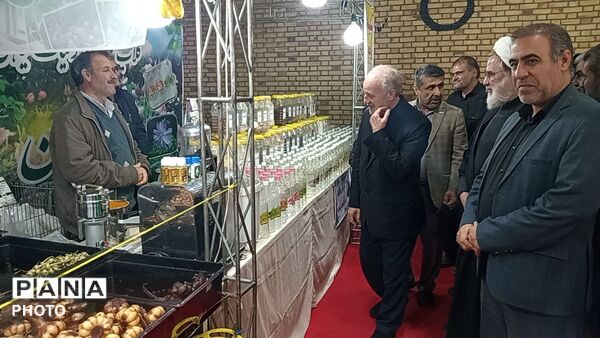 جلوه‌هایی از مراسم افتتاح نمایشگاه بهاره شهر جعفریه