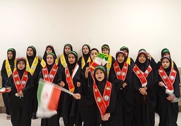 اجرای سرود ای ایران بخوان توسط گروه سرود دختران صاحب الزمان( عج)