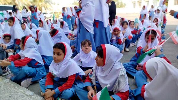 زنگ آغاز سال تحصیلی در مدرسه علقمه شاهد شهرستان قلعه‌گنج