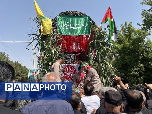 تشییع پیکر شهید ایمان وحیدی در آشخانه