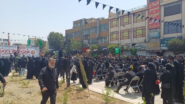 برگزاری تجمع یوم العباس در امامزاده حسن کرج