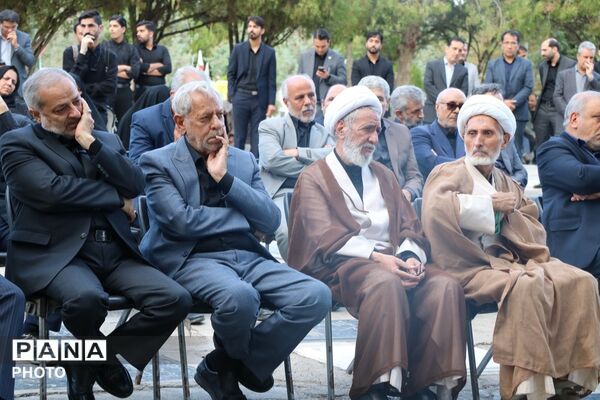 اولین سالگرد شهید کاظمی در بهشت رضا مشهد با حضور وزیر آموزش و پرورش