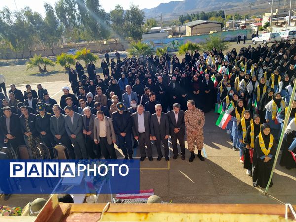 بدرقه شهید گمنام در بخش زرین‌آباد ایلام