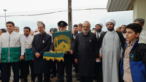 استقبال از کاروان زیر سایه خورشید در دبستان امام رضا(ع) نور