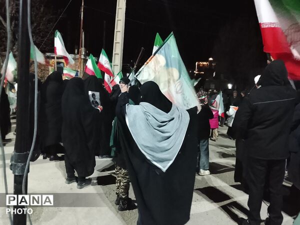 تجمعات شبانه با حضور مردمان غیور شهر بار
