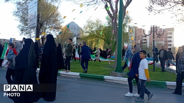 رزمایش دوچرخه سواری در شهرکرد
