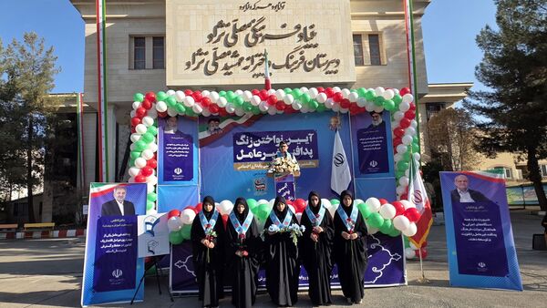 آیین نواختن زنگ پدافند غیرعامل در ناحیه شش مشهد