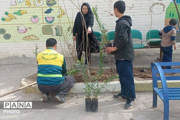 اجرای پویش ملی «نهال امید» در مدارس منطقه 