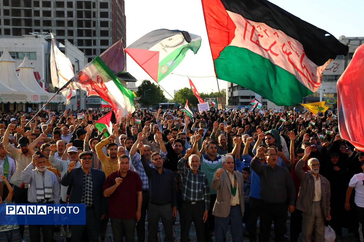 از مشهد تا قدس،اجتماع سراسری فریاد فلسطین در حمایت از ملت مظلوم فلسطین