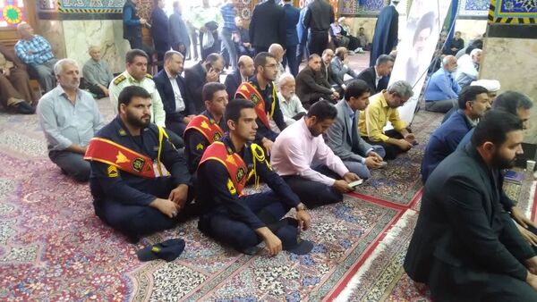 مراسم بزرگداشت شهید سید حسن نصرالله در یزد