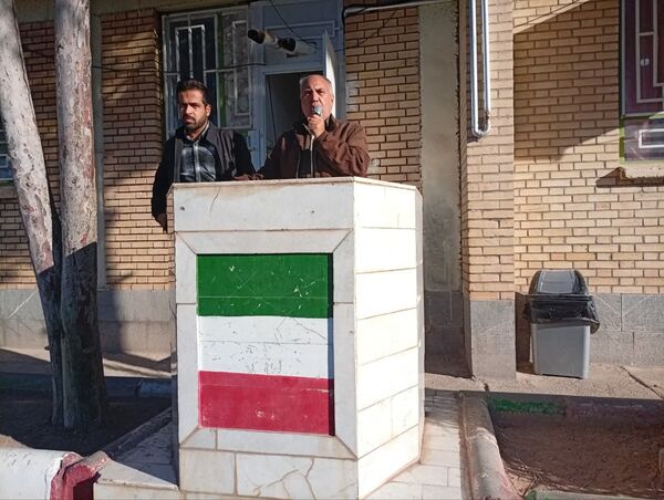 تجدید پیمان انقلاب و اهل بیت (ع) در دبستان شهید پسندیده فدافن
