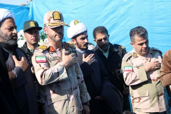 برگزاری مراسم تشییع پیکر پاک مطهر شهید مرزبانی سرهنگ دوم هادی سدیدی