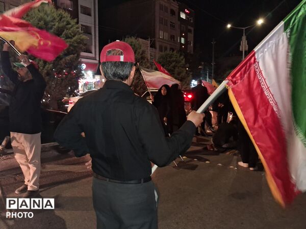 شب تاسوعا در بلوار فضل نیشابور 