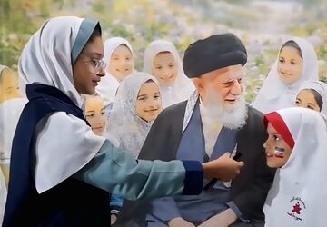 روایت حضور دانش‌آموزان یزدی در موکب دبستانی‌های یزد