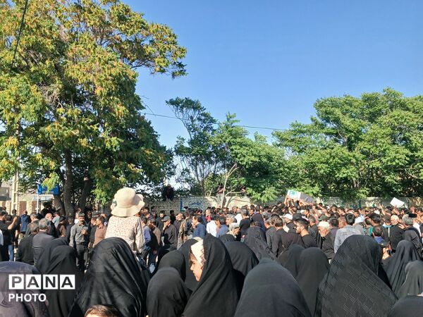 تشییع شهید قاسمی، شهید جنگ تحمیلی سوم